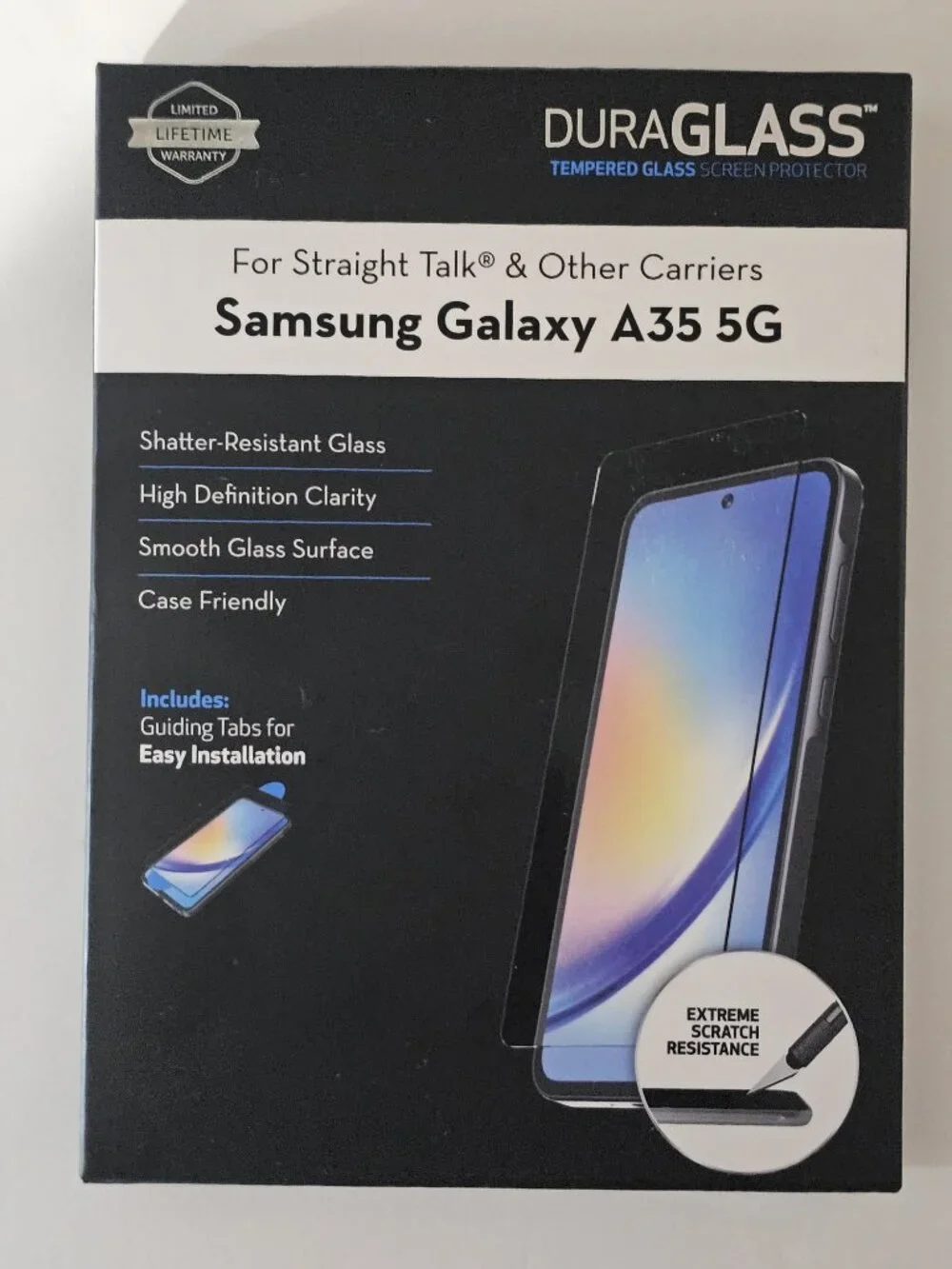 Dura Glass Tempered Glass Screen Protector Samsung Galaxy A35 5G New
